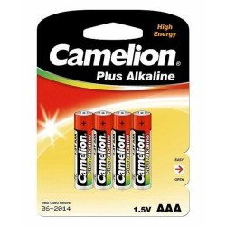 8 piles alkaline AAA LR03 pour alarme